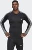 Adidas Performance Functioneel shirt TechFIT 3 strepen training longsleeve online kopen