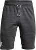 Under Armour Herenshorts Rival Terry Pitch Grijs Full Heather/Onyx Wit online kopen