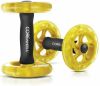 SKLZ Buikspiertrainer Core Wheels geel en zwart online kopen