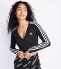 Adidas 3Stripes Longsleeve Tee Dames T Shirts Black 93% Katoen, 7% Elastaan online kopen