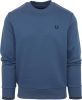 Fred Perry Sweater Logo Blauw , Blauw, Heren online kopen