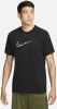 Nike dri fit camo graphic sportshirt zwart heren online kopen