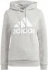 Adidas LOUNGEWEAR Essentials Logo Fleece Hoodie Medium Grey Heather/White Dames online kopen