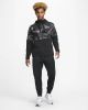 Nike Dri FIT Fitnesshoodie van fleece met rits en camouflageprint voor heren Zwart online kopen