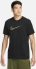Nike dri fit camo graphic sportshirt zwart heren online kopen