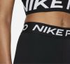 Nike Pro Legging met halfhoge taille en mesh vlakken voor dames Black/White Dames online kopen
