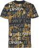 Christer T shirt met barokke print en Men`s 73GAH6S0 JS099/Gold Logo , Zwart, Heren online kopen