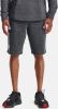 Under Armour Herenshorts Rival Terry Pitch Grijs Full Heather/Onyx Wit online kopen