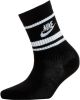 Nike sportswear everyday essential crew sokken zwart/wit heren online kopen